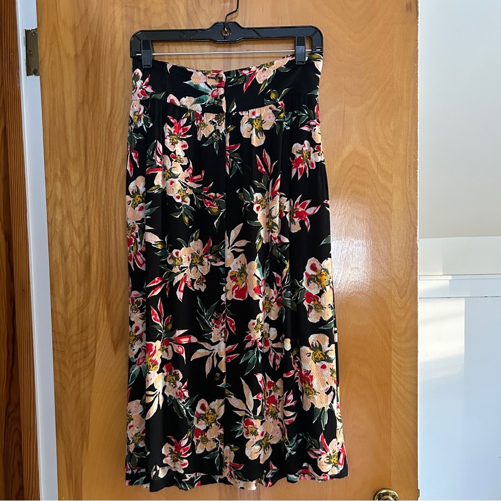Roxy Floral Midi Skirt